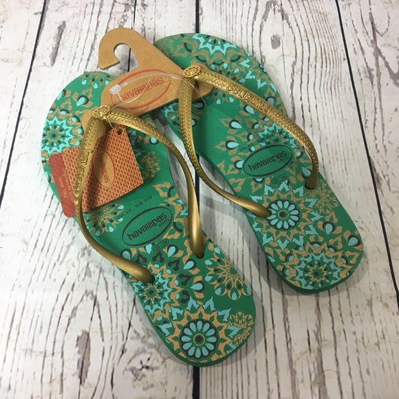 havaianas mint green
